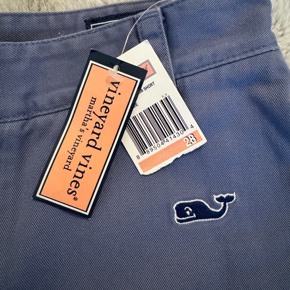 NWT Vineyard Vines Mens’ 9" Classic Fit Blue Shorts Size 28 🐳 - Picture 2 of 5